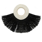 The Shell Alang Alang - Black in grass — handmade luxury wall decoration curated by Laiyahome — view 3