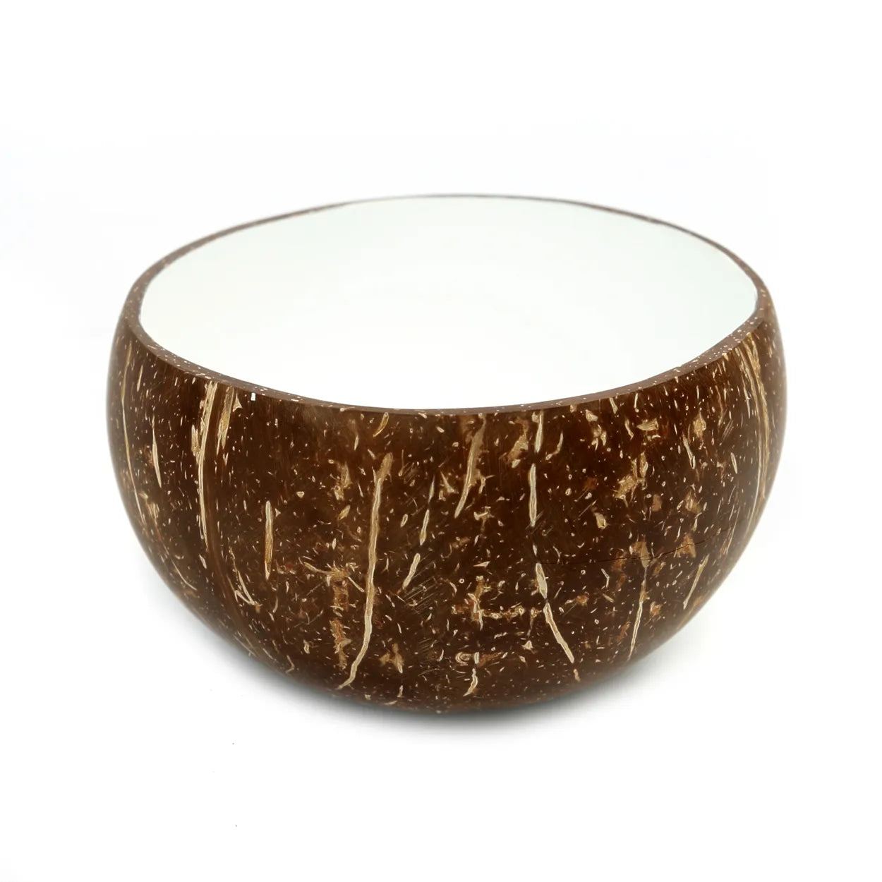 The Coco Food Bowl - Natural White in coconut — handmade luxury bowl curated by Laiyahome — view 3