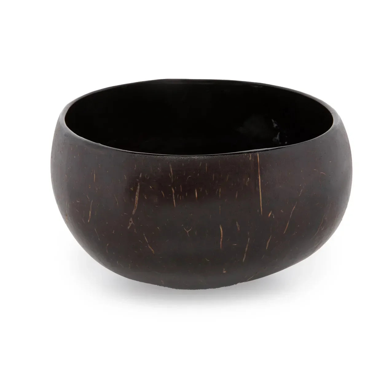 The Coco Food Bowl - Natural Black in coconut — handmade luxury bowl curated by Laiyahome — view 3