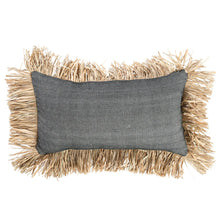 The Cotton Bonita Cushion Cover - Natural Black - 30x50 in cotton — handmade luxury cushion cover curated by Laiyahome — view 3