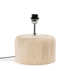 The Teak Wood Table Lamp Base - Natural in wood — handmade luxury table lamp curated by Laiyahome — view 3