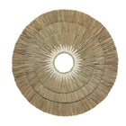 The Mengdong Wall Deco - Natural White in grass — handmade luxury wall decoration curated by Laiyahome