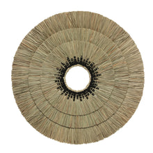 The Mengdong Wall Deco - Natural Black in grass — handmade luxury wall decoration curated by Laiyahome — view 3