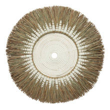 The Raffia Macramé Wall Deco - White Natural in grass — handmade luxury wall decoration curated by Laiyahome