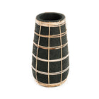 The Cutie Vase - Black Natural - M in terracotta — handmade luxury vase curated by Laiyahome — view 3