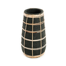 The Cutie Vase - Black Natural - M in terracotta — handmade luxury vase curated by Laiyahome — view 3