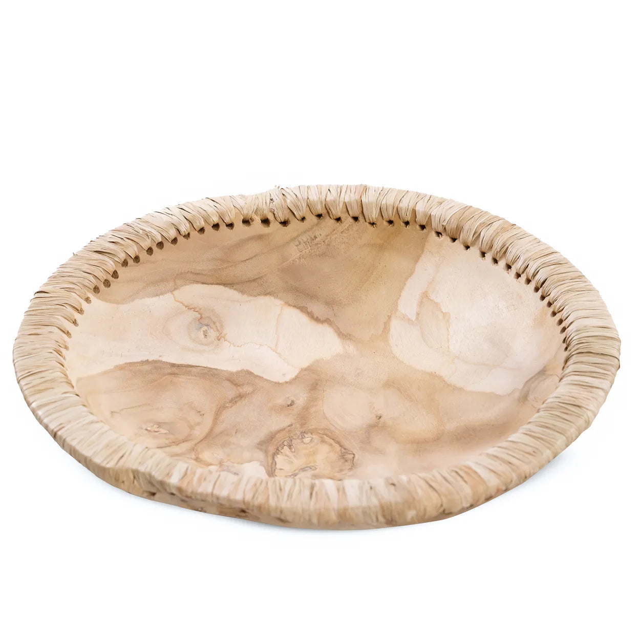 The Like Me Bowl - Natural - L in wood — handmade luxury bowl curated by Laiyahome