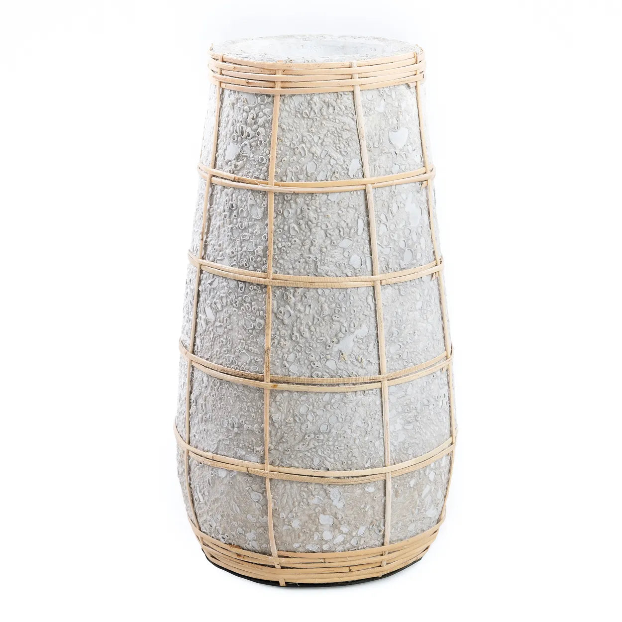 The Cutie Vase - Concrete Natural - L in terracotta — handmade luxury vase curated by Laiyahome — view 3