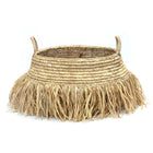 The Raffia Deluxe Baskets - Natural - Large in raffia — handmade luxury storage basket curated by Laiyahome — view 3
