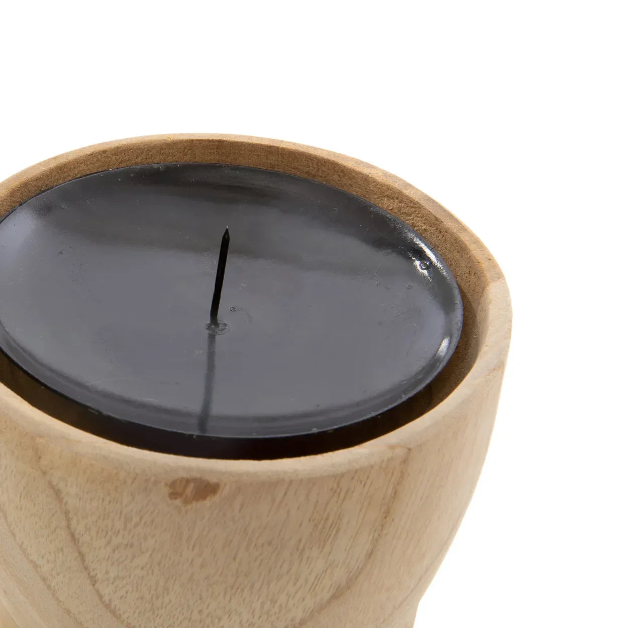 The Candle Pin in wood — handmade luxury tea light holder curated by Laiyahome — view 4
