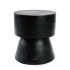 The Warmi Stool - Black in wood — handmade luxury stool curated by Laiyahome