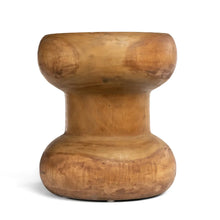 The Wayra Stool - Natural in wood — handmade luxury stool curated by Laiyahome
