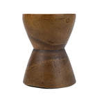 The Pacha Mama Stool - Natural in wood — handmade luxury stool curated by Laiyahome