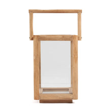 The Nusa Penida Lantern - S in wood — handmade luxury lantern curated by Laiyahome