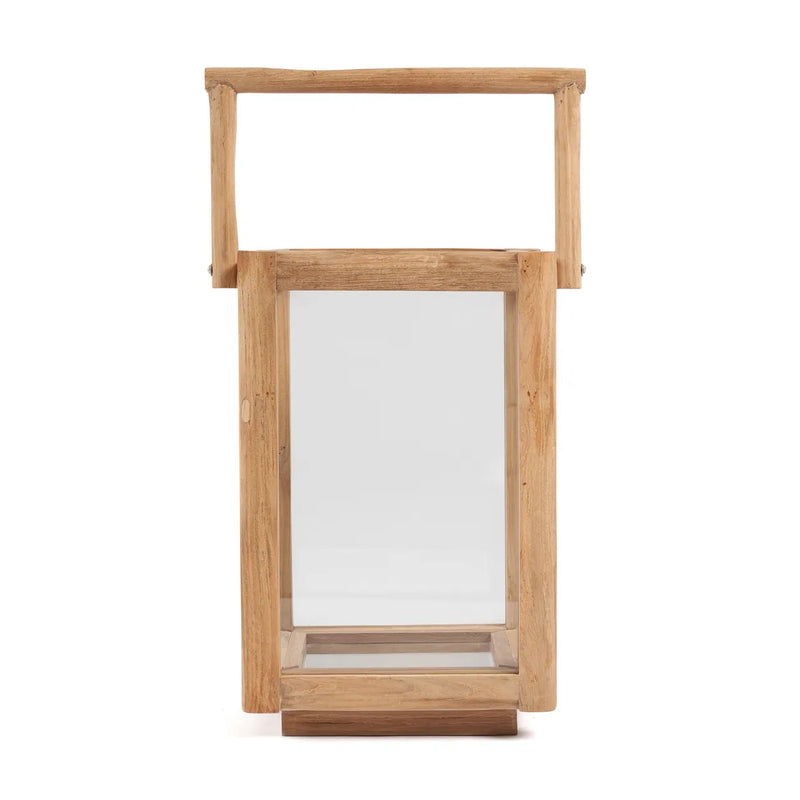 The Nusa Penida Lantern - S in wood — handmade luxury lantern curated by Laiyahome