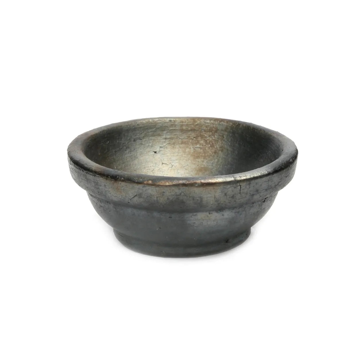 The Burned Bowl - Black - XS in terracotta — handmade luxury bowl curated by Laiyahome — view 3