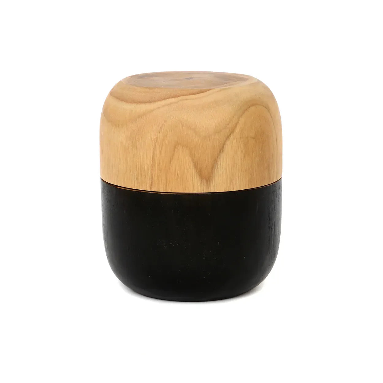 The Bondi Double Bowl in wood — handmade luxury bowl curated by Laiyahome — view 3