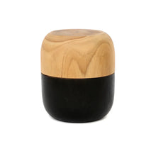 The Bondi Double Bowl in wood — handmade luxury bowl curated by Laiyahome — view 3