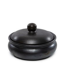 The Burned Curry Pot - Black in terracotta, earthenware — handmade luxury stock pot curated by Laiyahome