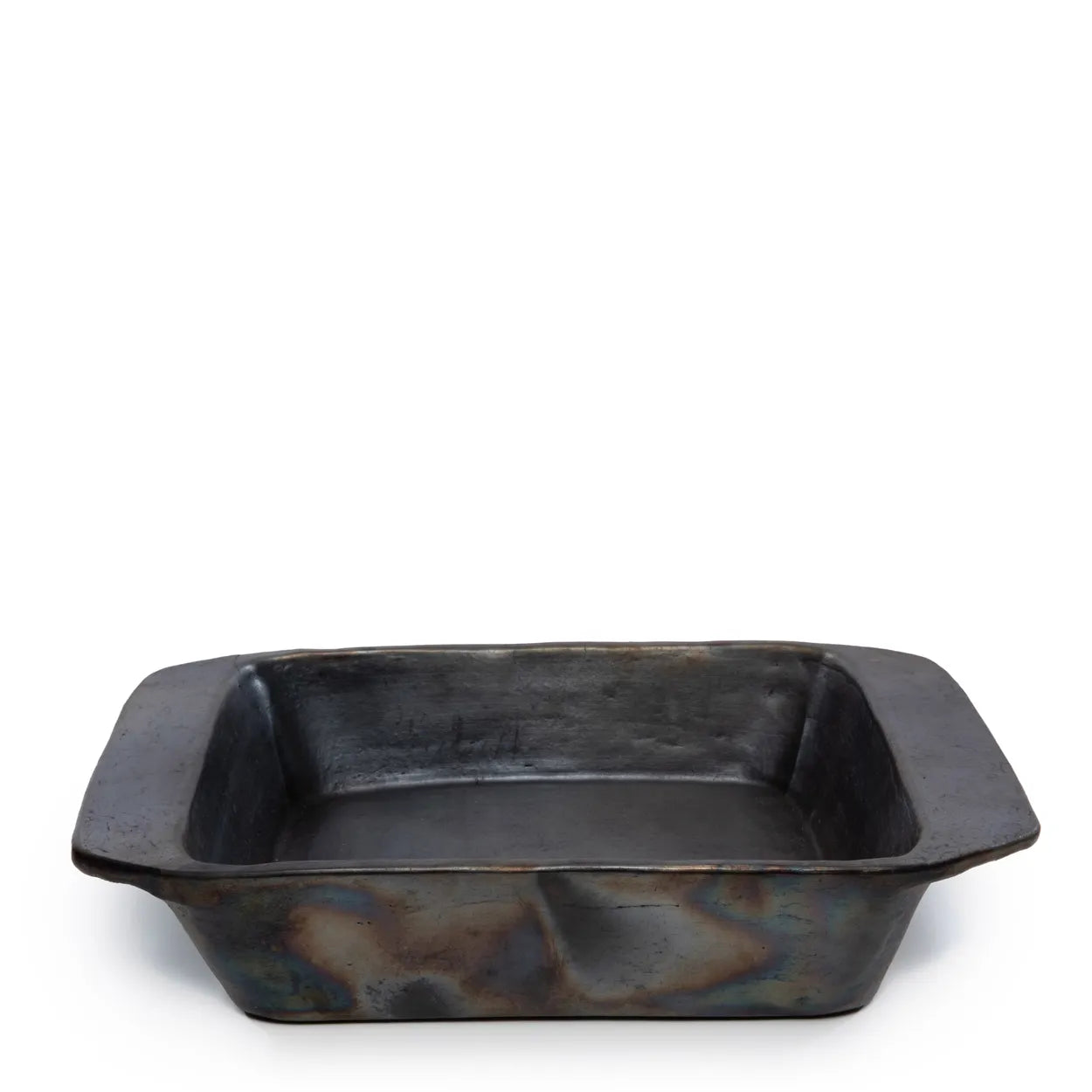 The Burned Oven Tray - Black in terracotta — handmade luxury serving tray curated by Laiyahome — view 3