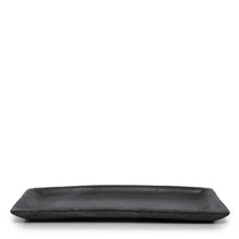 The Burned Sushi Plate - Black - M in terracotta — handmade luxury dinner plate curated by Laiyahome — view 3