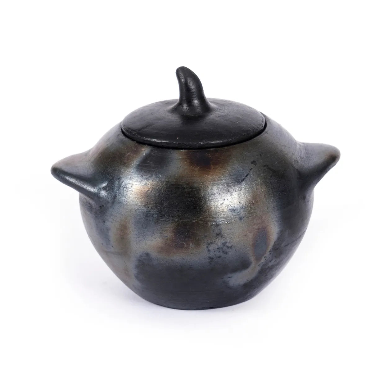 The Burned Jar - L in terracotta — handmade luxury storage jar curated by Laiyahome — view 3