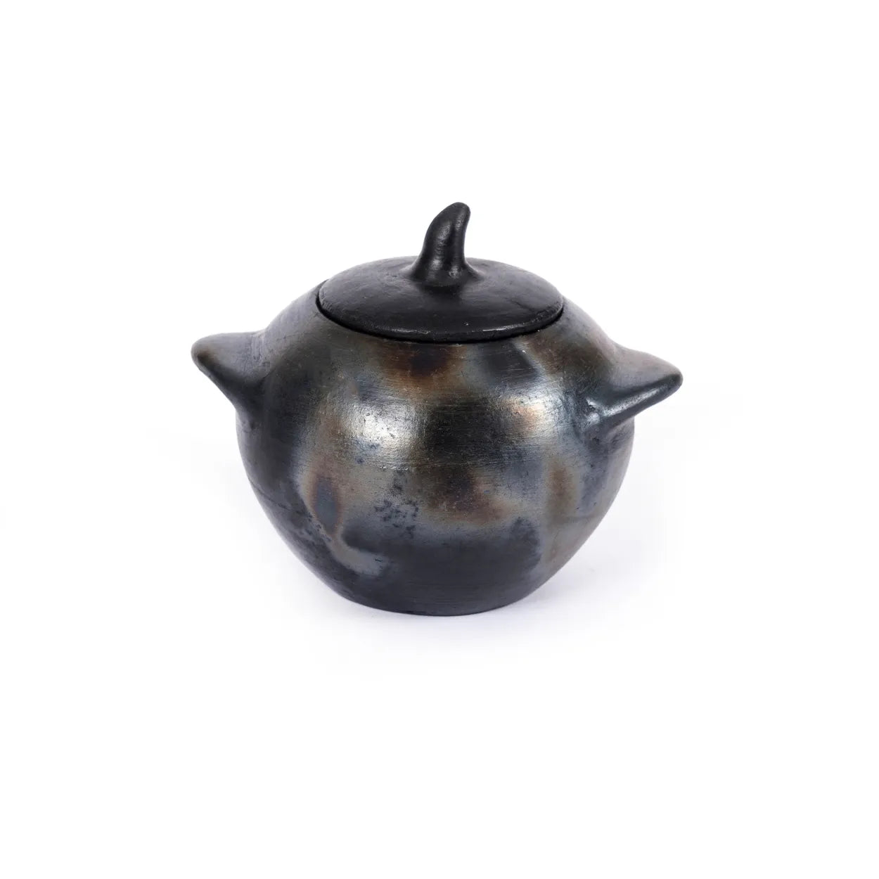 The Burned Jar - M in terracotta — handmade luxury storage jar curated by Laiyahome — view 3