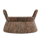 The Chizara Basket in palm leaf — handmade luxury storage basket curated by Laiyahome — view 3