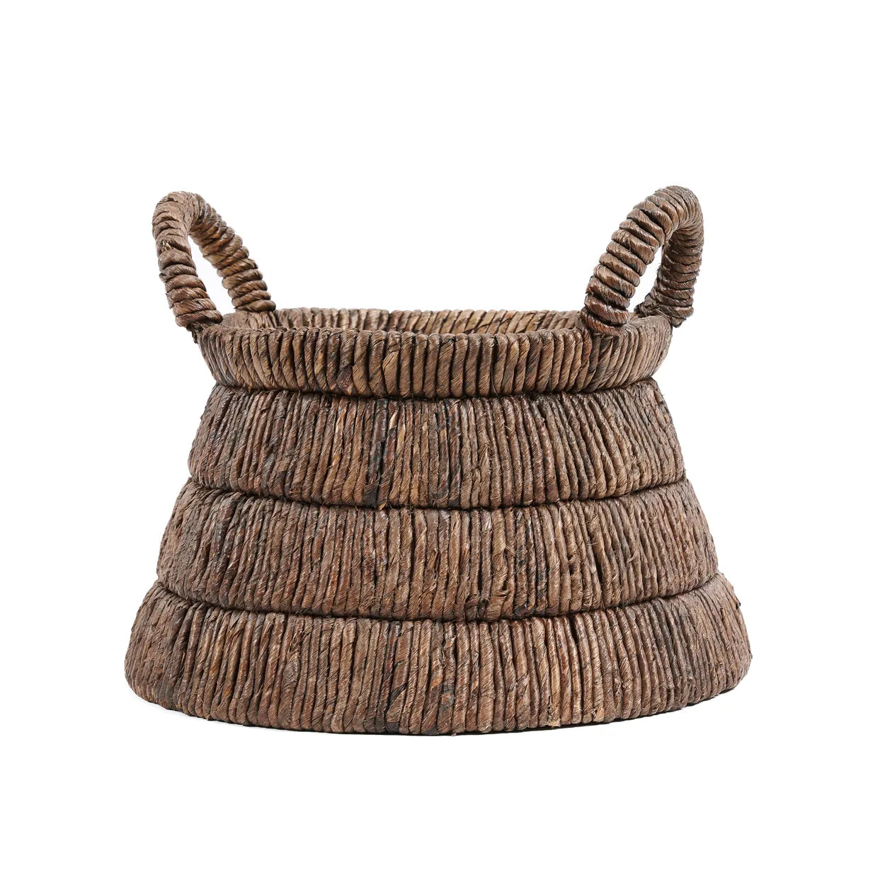 The Chisomo Basket in palm leaf — handmade luxury storage basket curated by Laiyahome — view 3