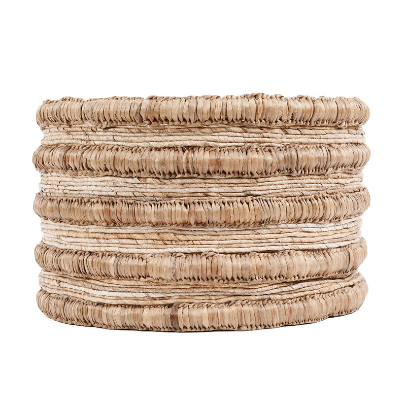 The Chungu Basket in seagrass — handmade luxury storage basket curated by Laiyahome