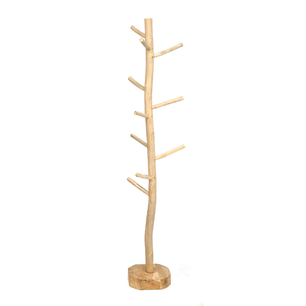 The Coat Hanger - Natural in wood — handmade luxury coat stand curated by Laiyahome — view 3