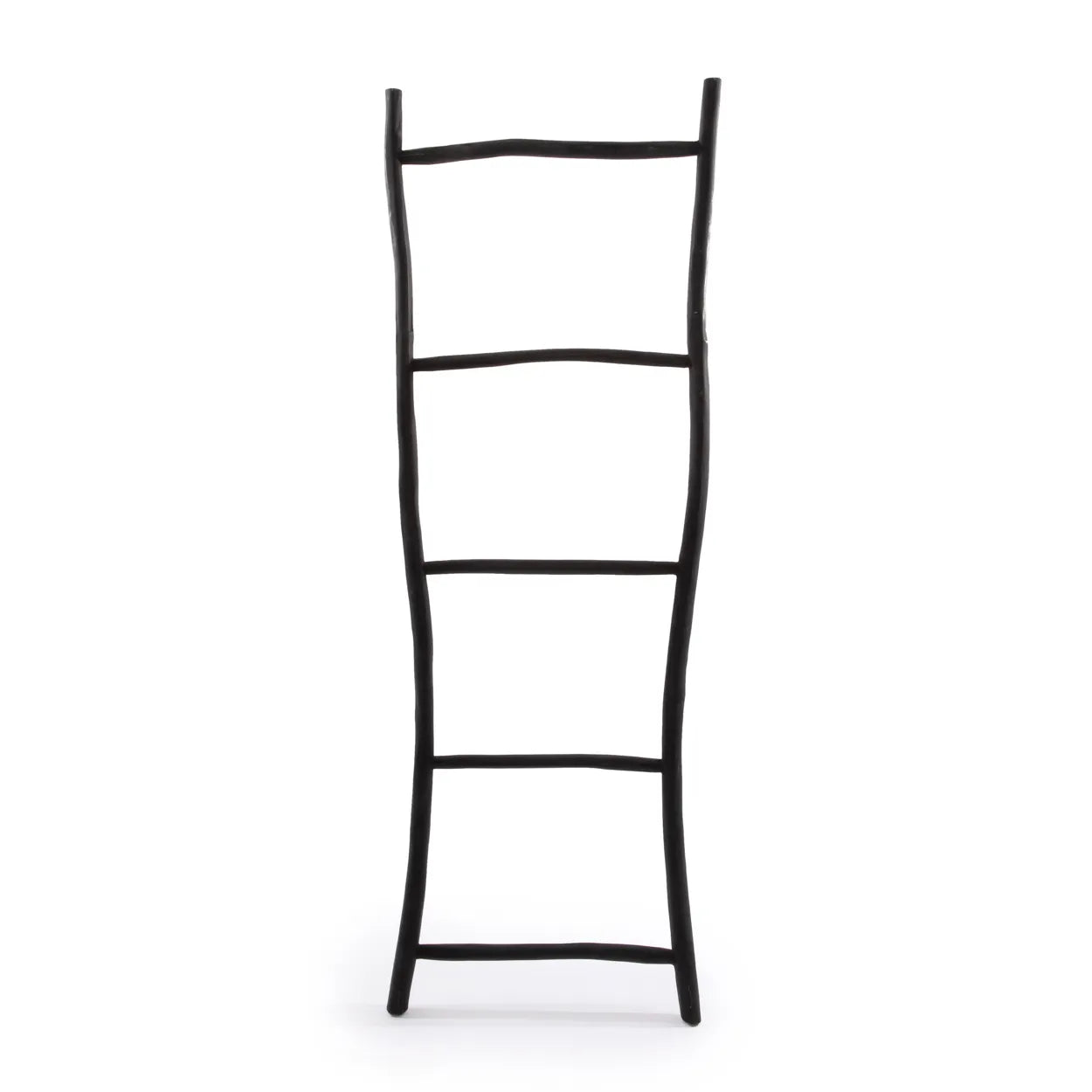 The Tulum Ladder - Black - 165 in wood — handmade luxury towel rack curated by Laiyahome — view 3