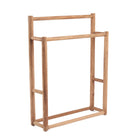 The Rustic Towel Hanger in wood — handmade luxury towel rack curated by Laiyahome — view 3