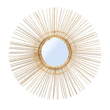 The Tropical Mirror - Natural - L in rattan — handmade luxury wall mirror curated by Laiyahome — view 3