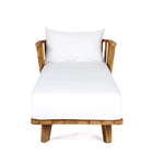 The Malawi Daybed - Natural White in wood — handmade luxury bed curated by Laiyahome — view 4