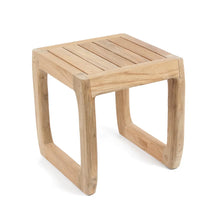 The Symi Stool - Outdoor in wood — handmade luxury stool curated by Laiyahome