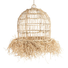 The Casita Pendant - Natural - S in grass — handmade luxury pendant lamp curated by Laiyahome — view 3