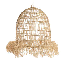 The Casita Pendant - Natural - L in grass — handmade luxury pendant lamp curated by Laiyahome — view 3