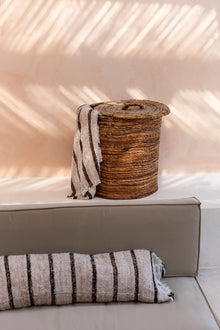 The Chingon Banana Baskets - Natural - L in palm leaf — handmade luxury storage basket curated by Laiyahome — view 2
