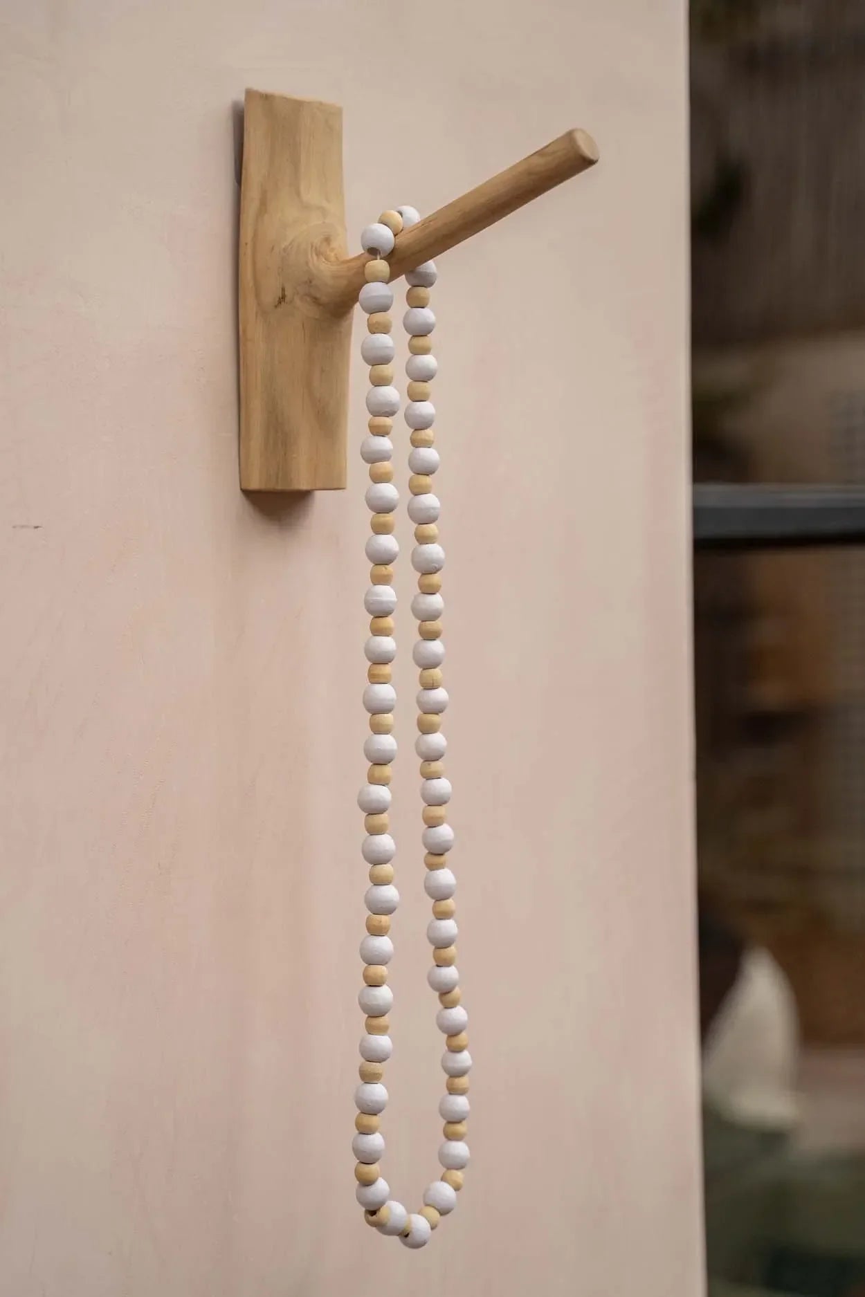 The Canggu Necklace - Natural White in shell — handmade luxury necklace curated by Laiyahome — view 4