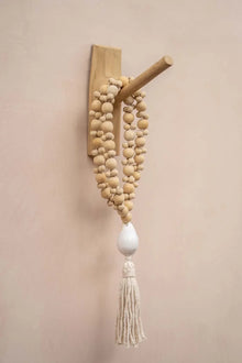 The Kubu Necklace - Natural White in shell — handmade luxury necklace curated by Laiyahome — view 4