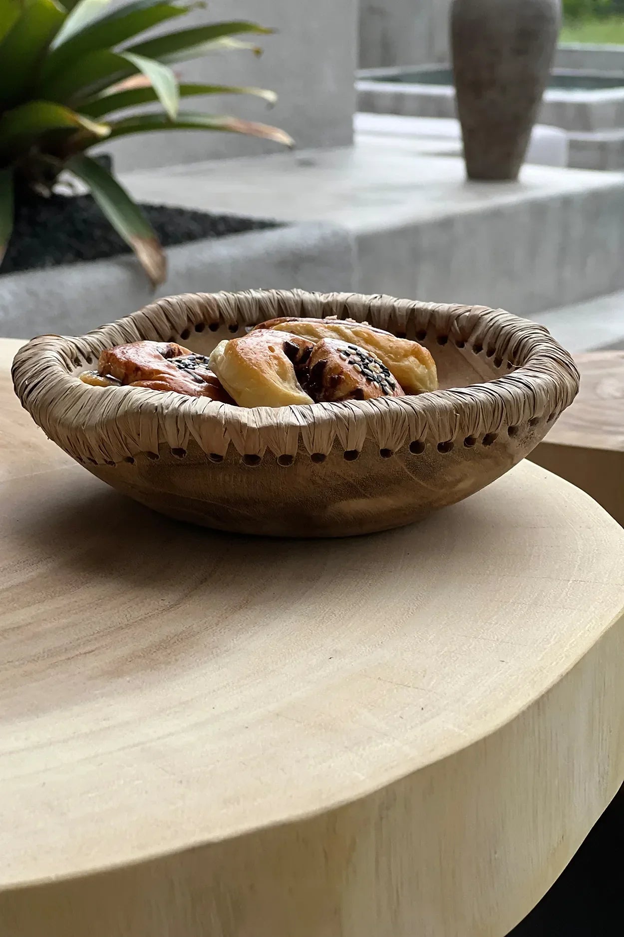 The Like Me Bowl - Natural - S in wood — handmade luxury bowl curated by Laiyahome — view 2