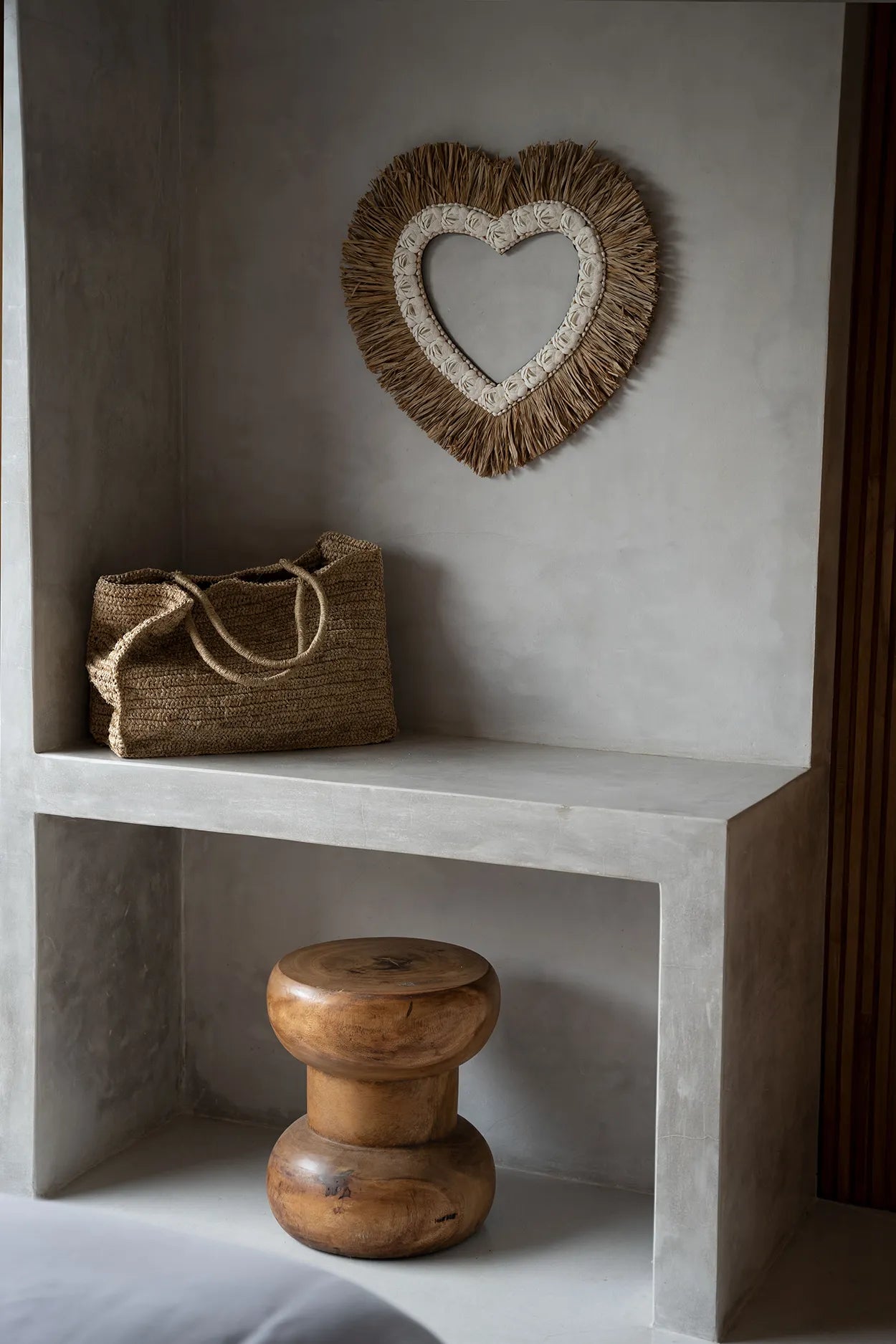 The Wayra Stool - Natural in wood — handmade luxury stool curated by Laiyahome — view 2