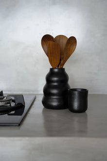The Burned Cup in terracotta — handmade luxury cup curated by Laiyahome — view 4