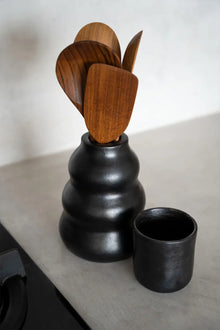 The Burned Vase in terracotta — handmade luxury vase curated by Laiyahome — view 4