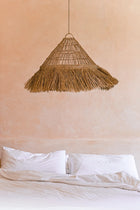 The Summer Vibes Pendant - Natural - XL in grass — handmade luxury pendant lamp curated by Laiyahome — view 2