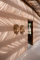 The Abaca Wall Applique - Natural - S in glass — handmade luxury wall light curated by Laiyahome — view 4