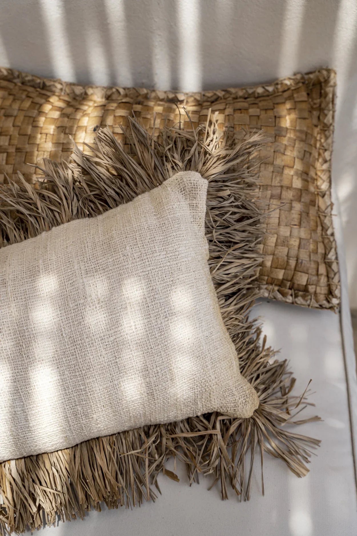Capa de almofada Saint Tropez - Branco Natural - 30x50