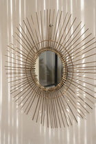 The Tropical Mirror - Natural - L in rattan — handmade luxury wall mirror curated by Laiyahome — view 4