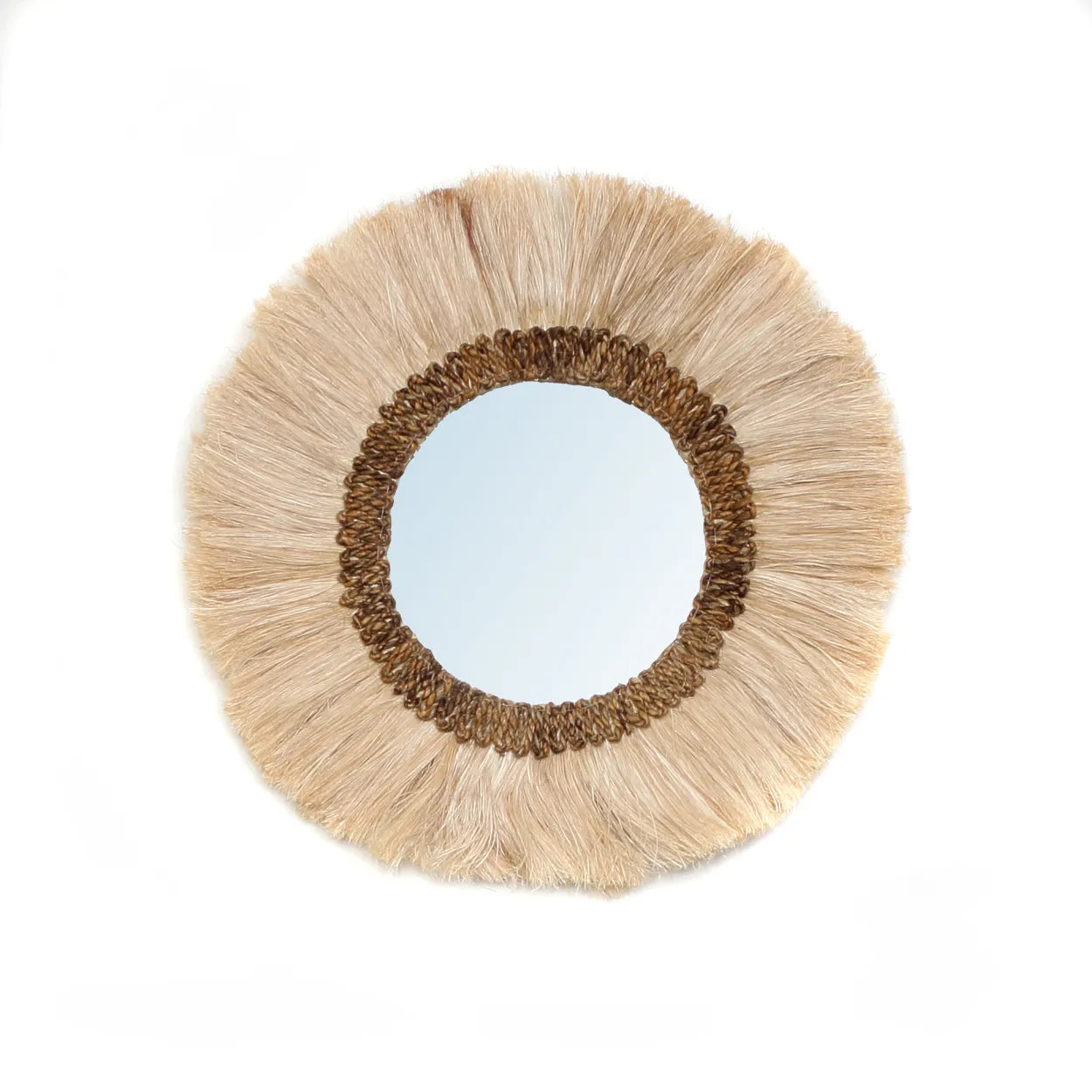 The Mowgli Mirror - Natural - M in glass — handmade luxury wall mirror curated by Laiyahome — view 3